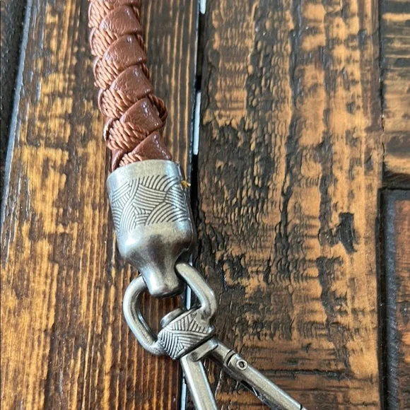 The Sak Pink and Tan Shoulder Bag with Braided Strap - Picture 4 of 14